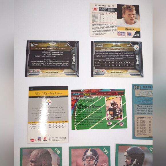 Steelers Trading Cards lot of 22 NFL - Picture 9 of 15